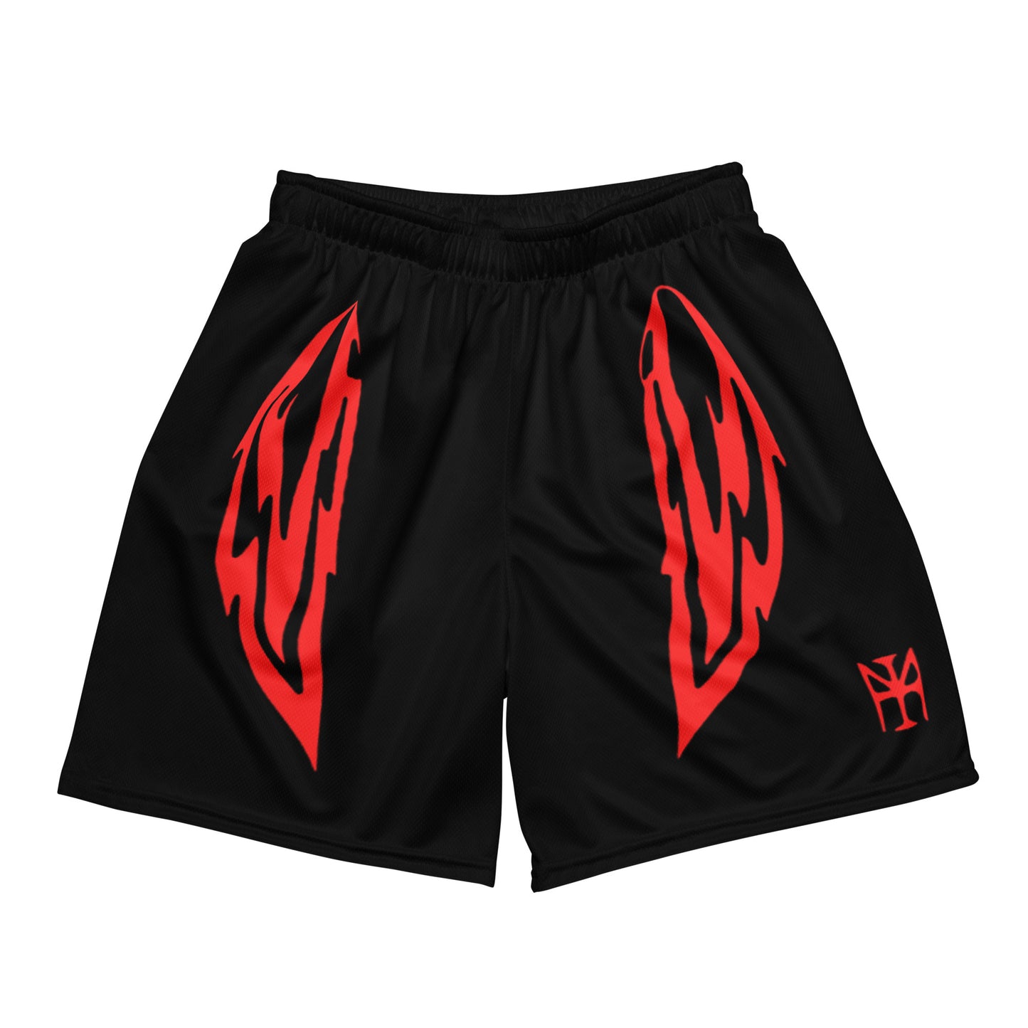 Wing Shorts - Black w/ Red