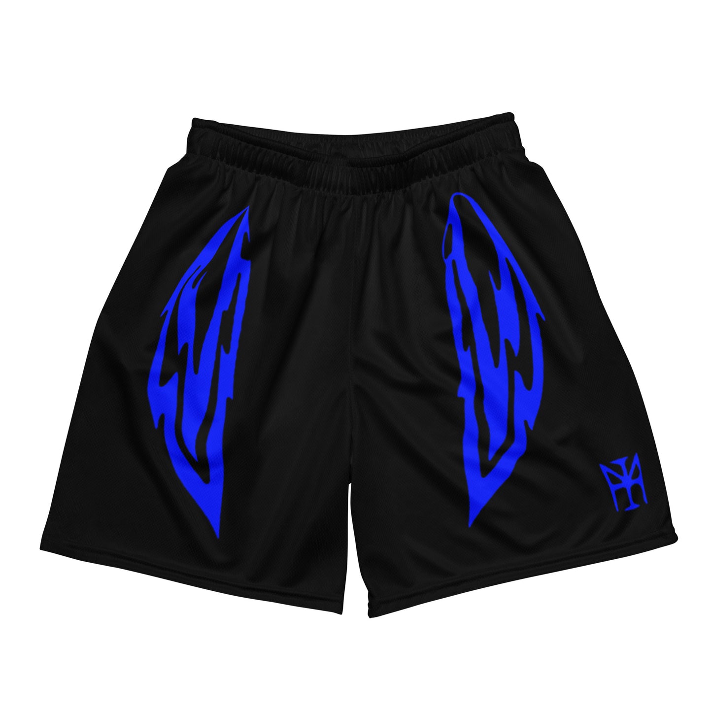 Wings Shorts - Black w/ Blue