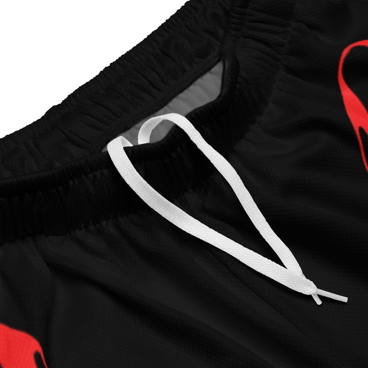 Wing Shorts - Black w/ Red