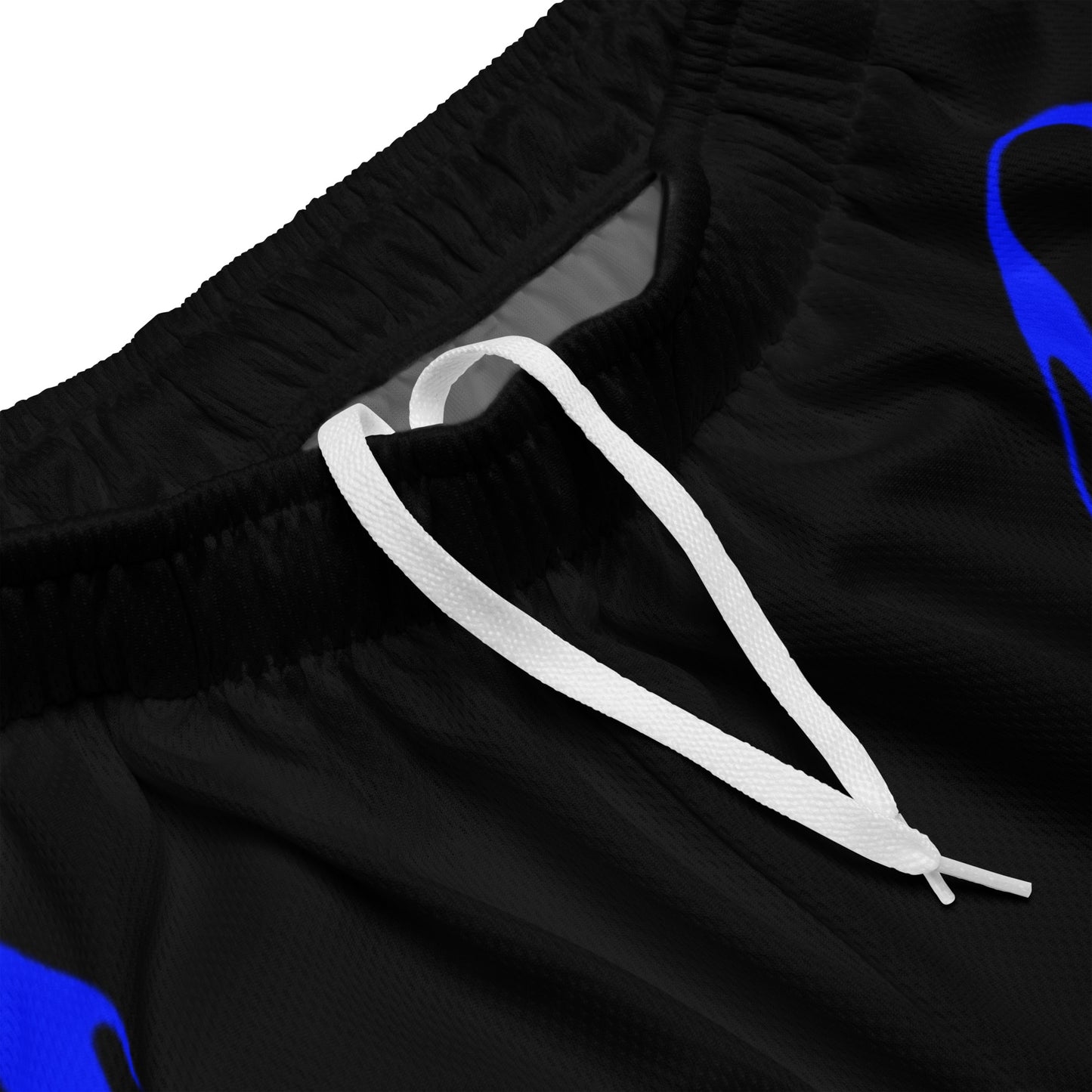 Wings Shorts - Black w/ Blue